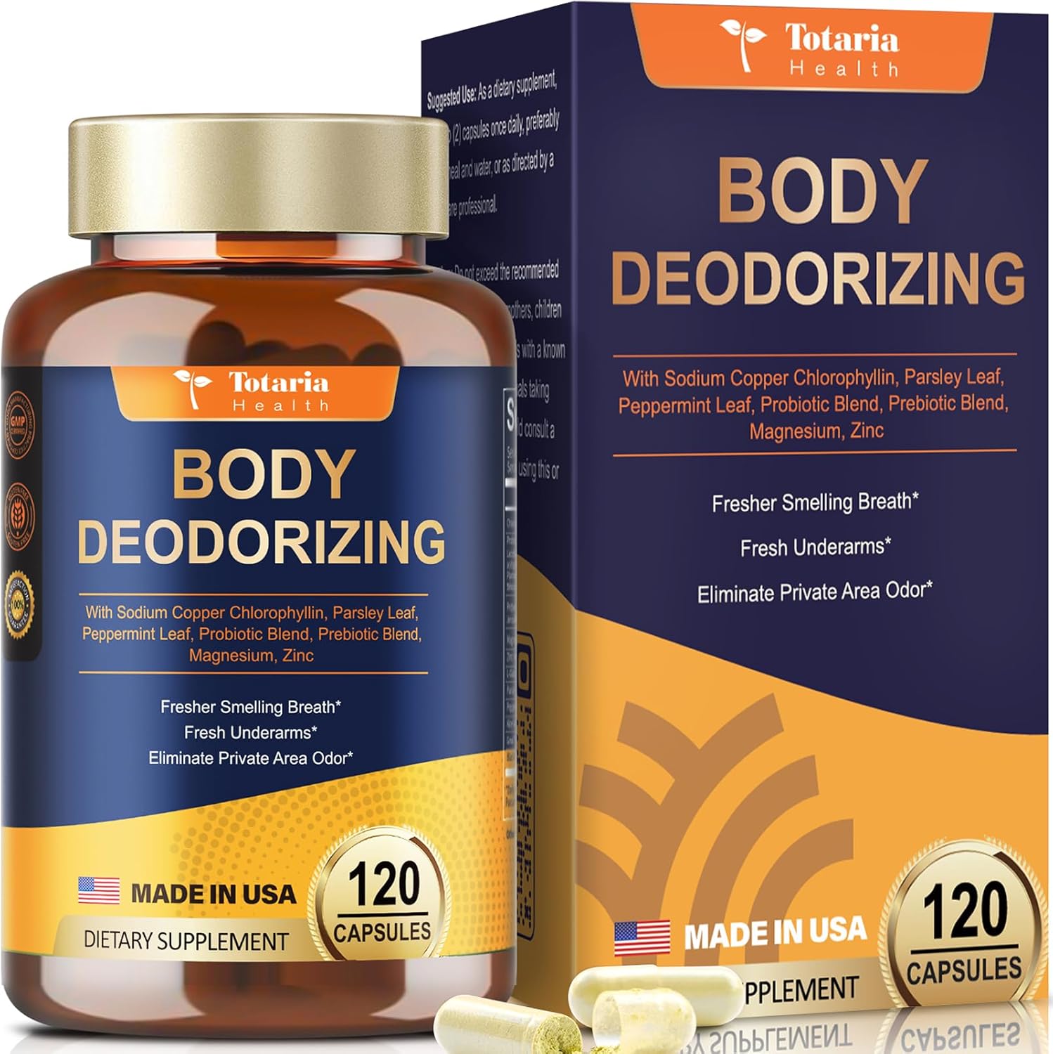 Amazon.com: Totaria Chlorophyll Body Deodorizing Supplement with ...