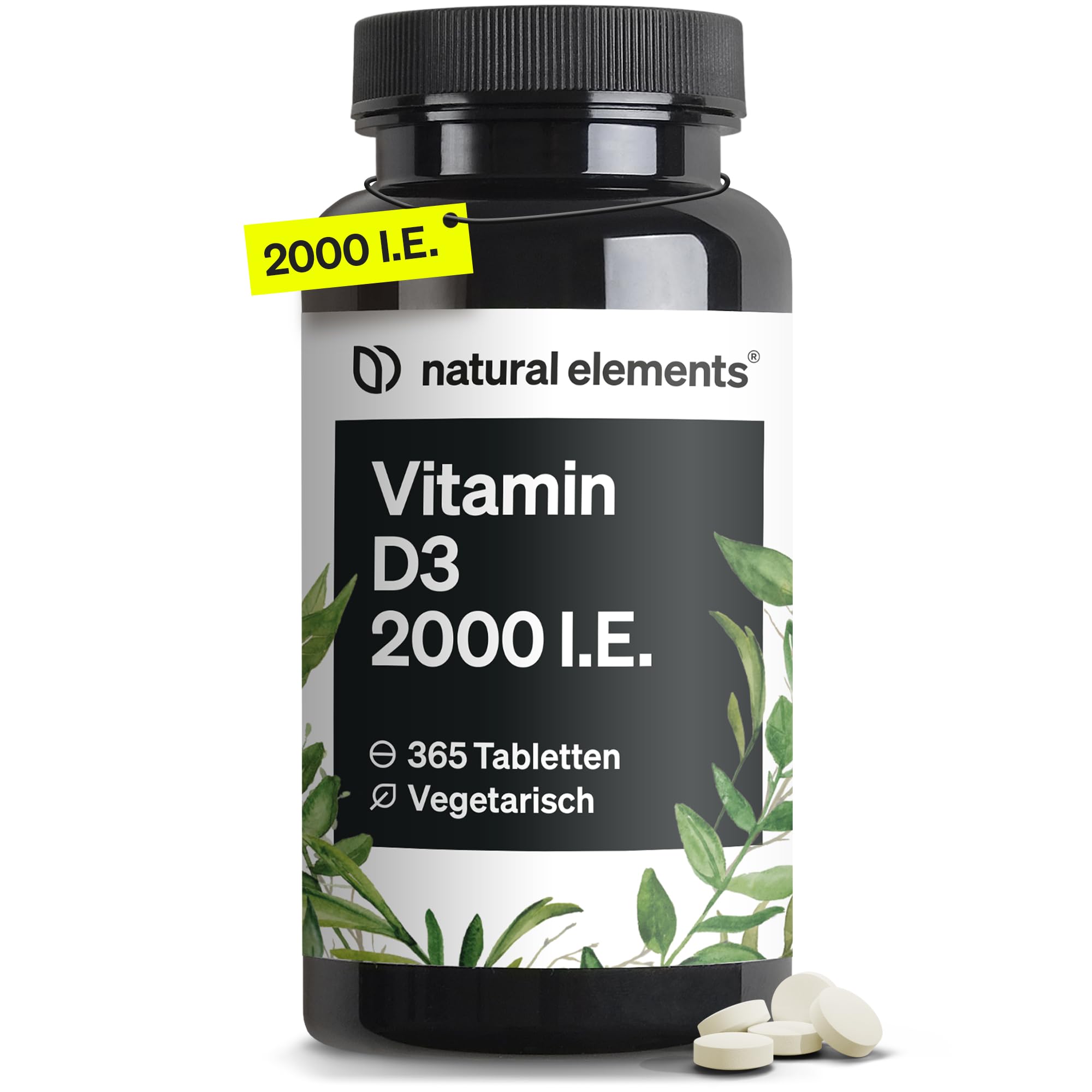 natural elements Vitamin D3 2000 I.E.