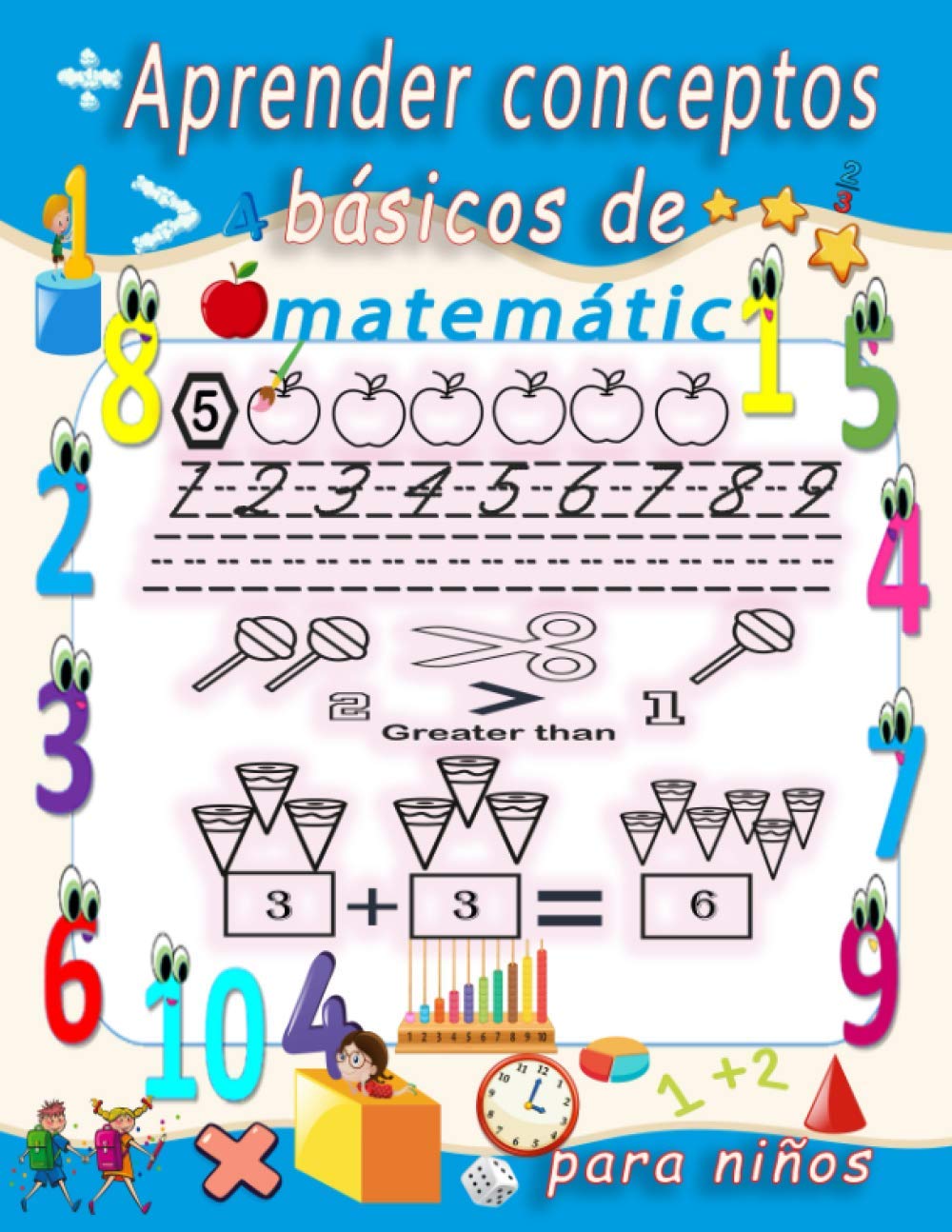 Buy aprender conceptos básicos de matemáticas para niños: Diversión con ...