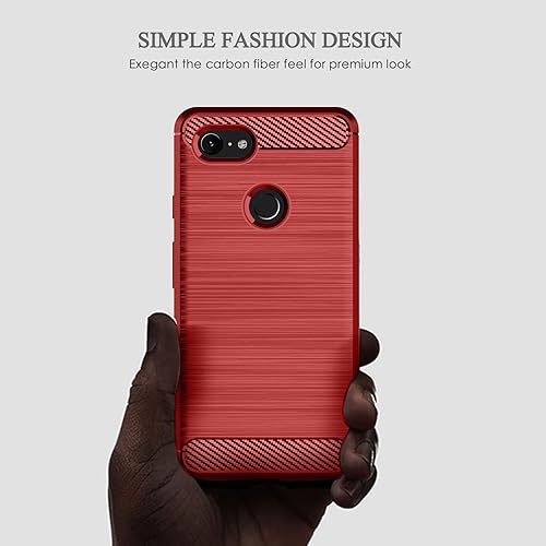 Miniatura 3 de Asuwish Funda de teléfono para Google Pixel 3 con protector de pantalla de vidrio templado y delgada y suave TPU móvil resistente, accesorios