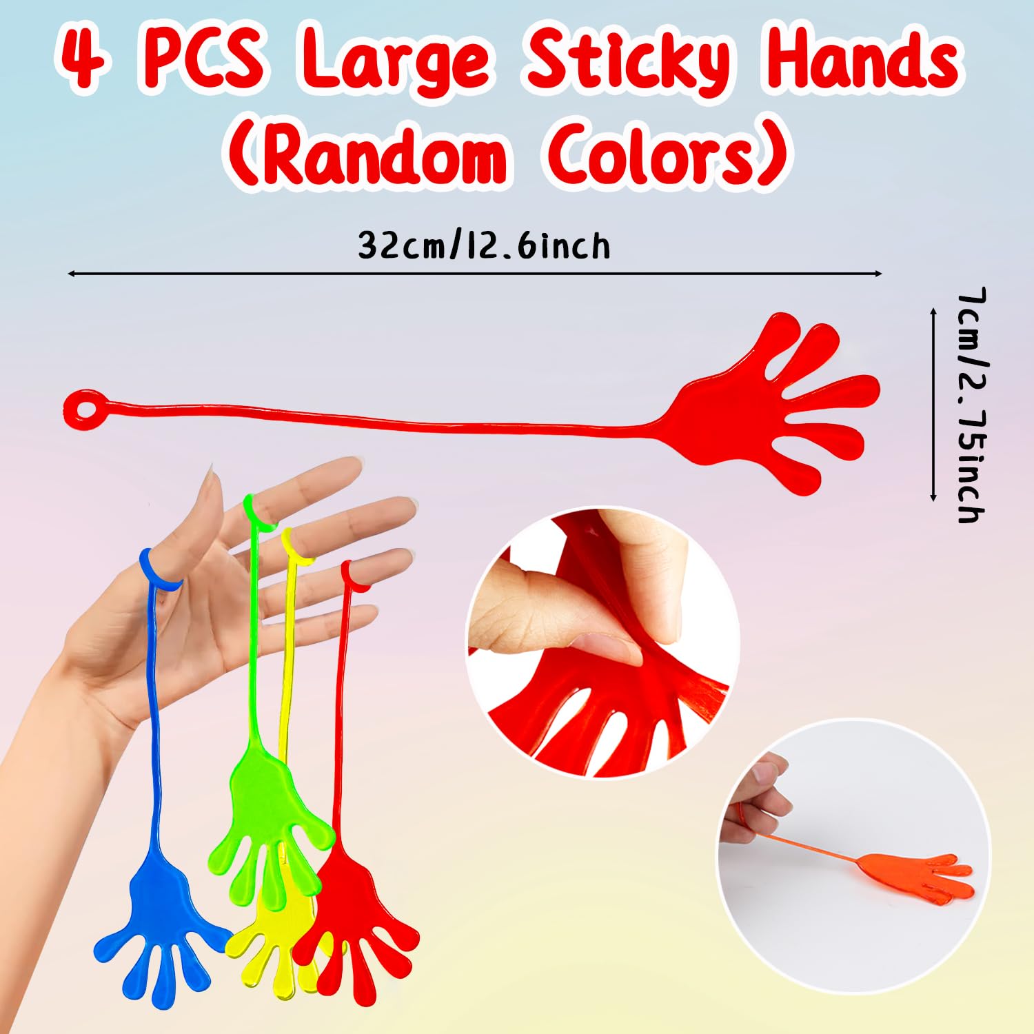 30pcs Mains Collantes,Jouets Extensibles Paumes Colorés Sticky Hands , Petits Cadeaux pour Les Fêtes d'Anniversaire des Enfants - Jeux - Jouets 30pcs Mains Collantes,Jouets Extensibles Paumes Colorés Sticky Hands , Petits Cadeaux pour Les Fêtes d'Anniversaire des Enfants - Jeux - Jouets