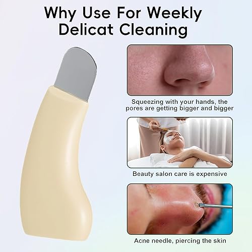 Miniatura 2 de Herramientas removedoras de puntos negros con cepillo, raspador facial de silicona para limpieza profunda, espátula facial, removedor de puntos