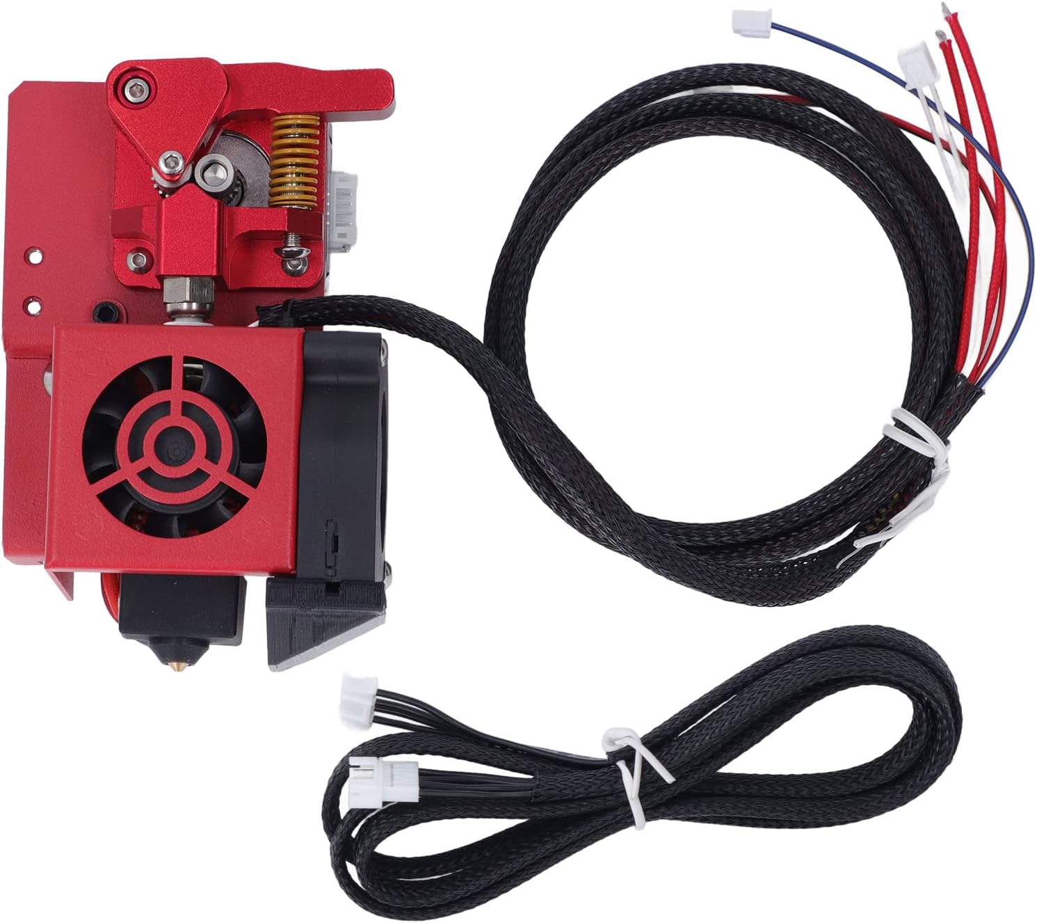 Marhynchus 24V 3D Printer Extruder Kit 1.75mm Input Filament Diameter 0.4mm Output Diameter Short Range Dual Gear Direct Drive Extruder Upgrade Kit for Ender 3, Ender 3 Pro, Ender V2 3D printers