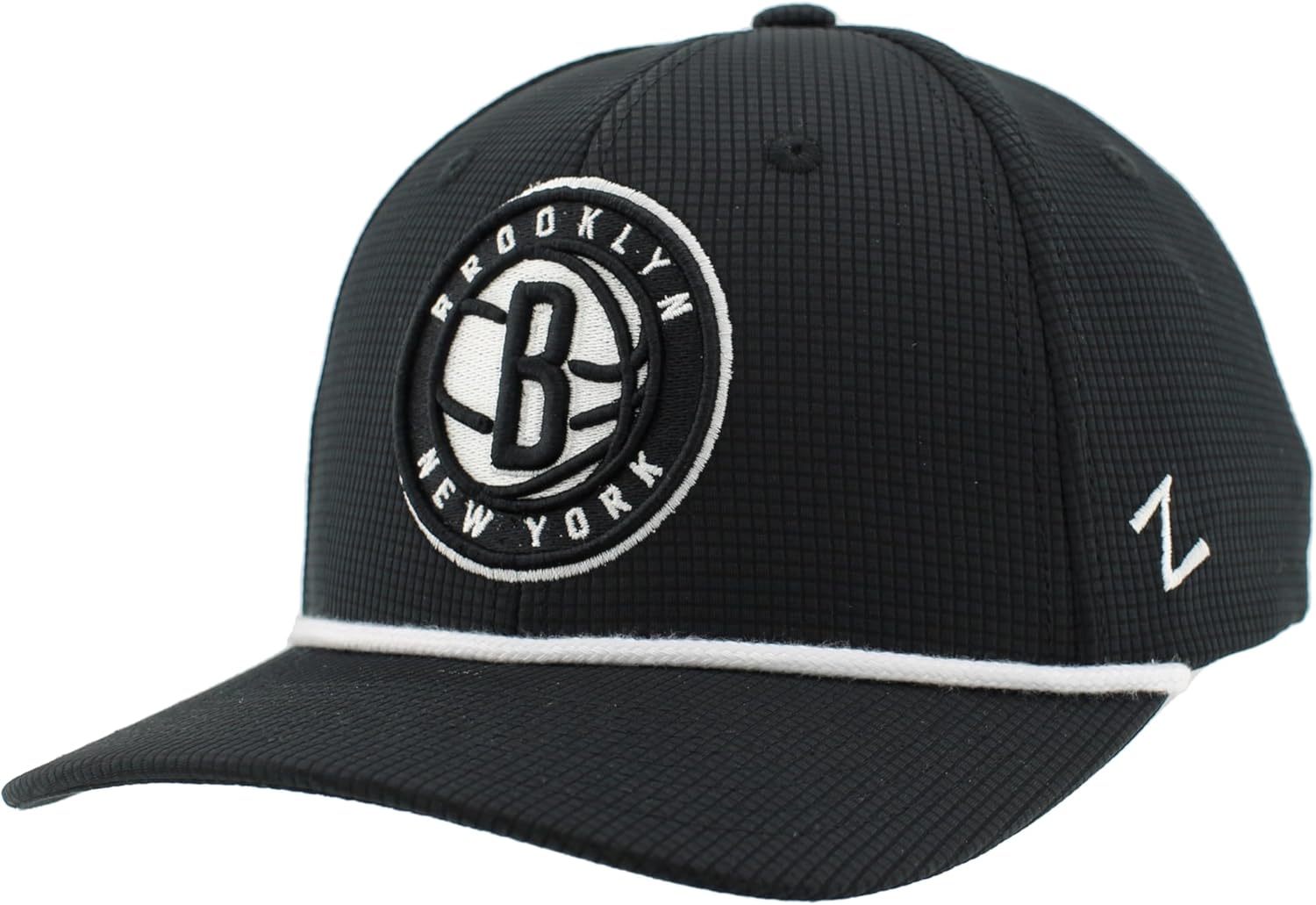 ZHATS NBA Unisex-Adult NBA Officially Licensed Rope Hat Snapback Backspin Contrast Black