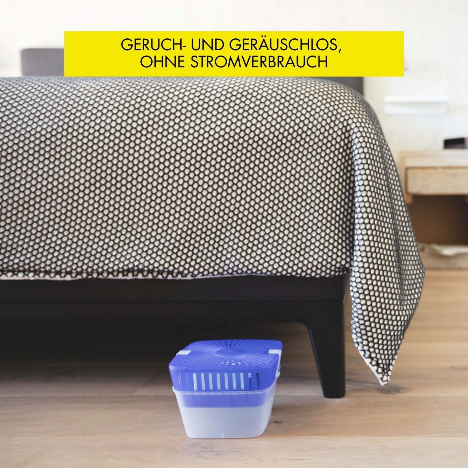 UHU Dehumidifier, combats moisture and mould in living rooms, now even more effective thanks to innovative moisture magnet, 450 g