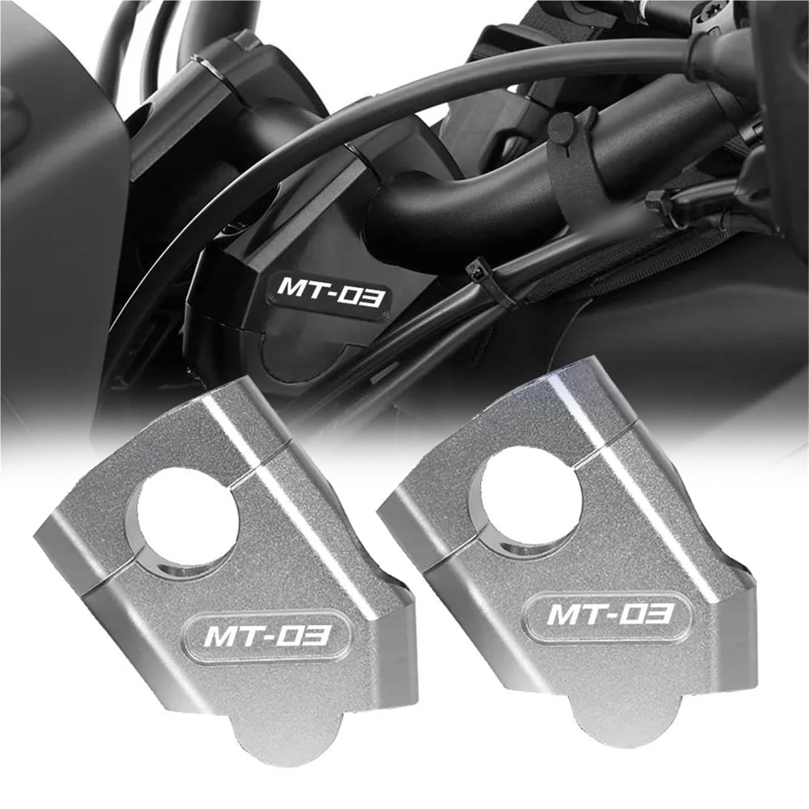 Guidon riser Yamaha MT 03 pour soulager le dos lors de vos road trips moto