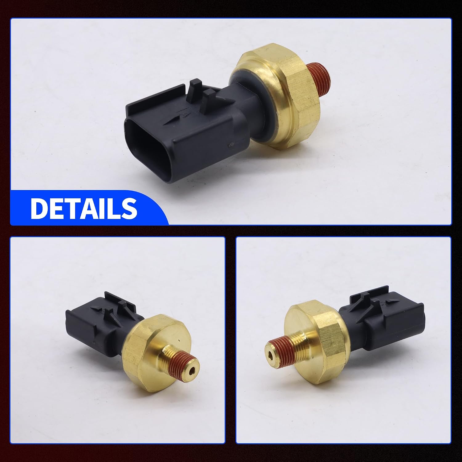 Engine Oil Pressure Sensor Sender Unit Compatible with Chrysler 200 Aspen Pacifica Jeep Grand Cherokee Dodge Magnum Avenger Ram 1500 2500 3500 SRT VW 2005 2006 2007 2008 2009 2010 2011-2016