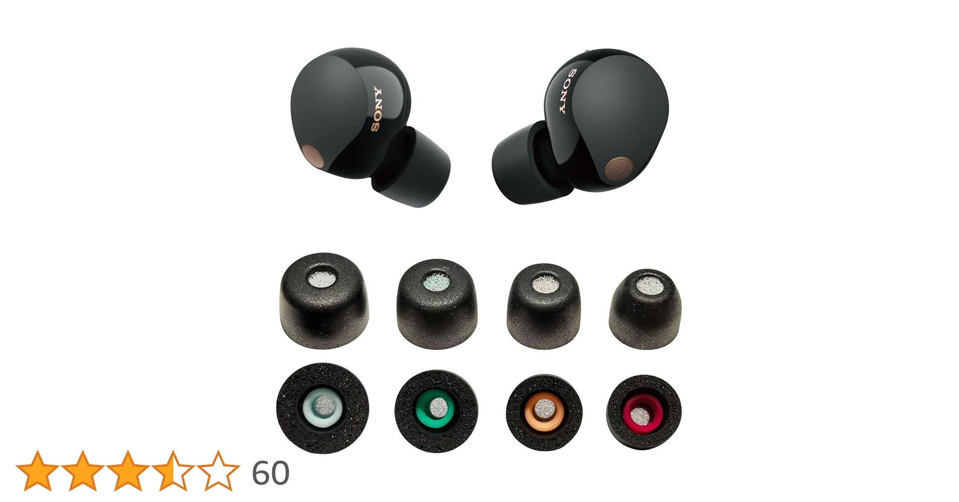 【極美品・視聴のみ数回】SONY WF-1000XM5 イヤーピース未使用 SONY ソニー WF-1000XM5 Sony WF-C700N イヤホンキャップ