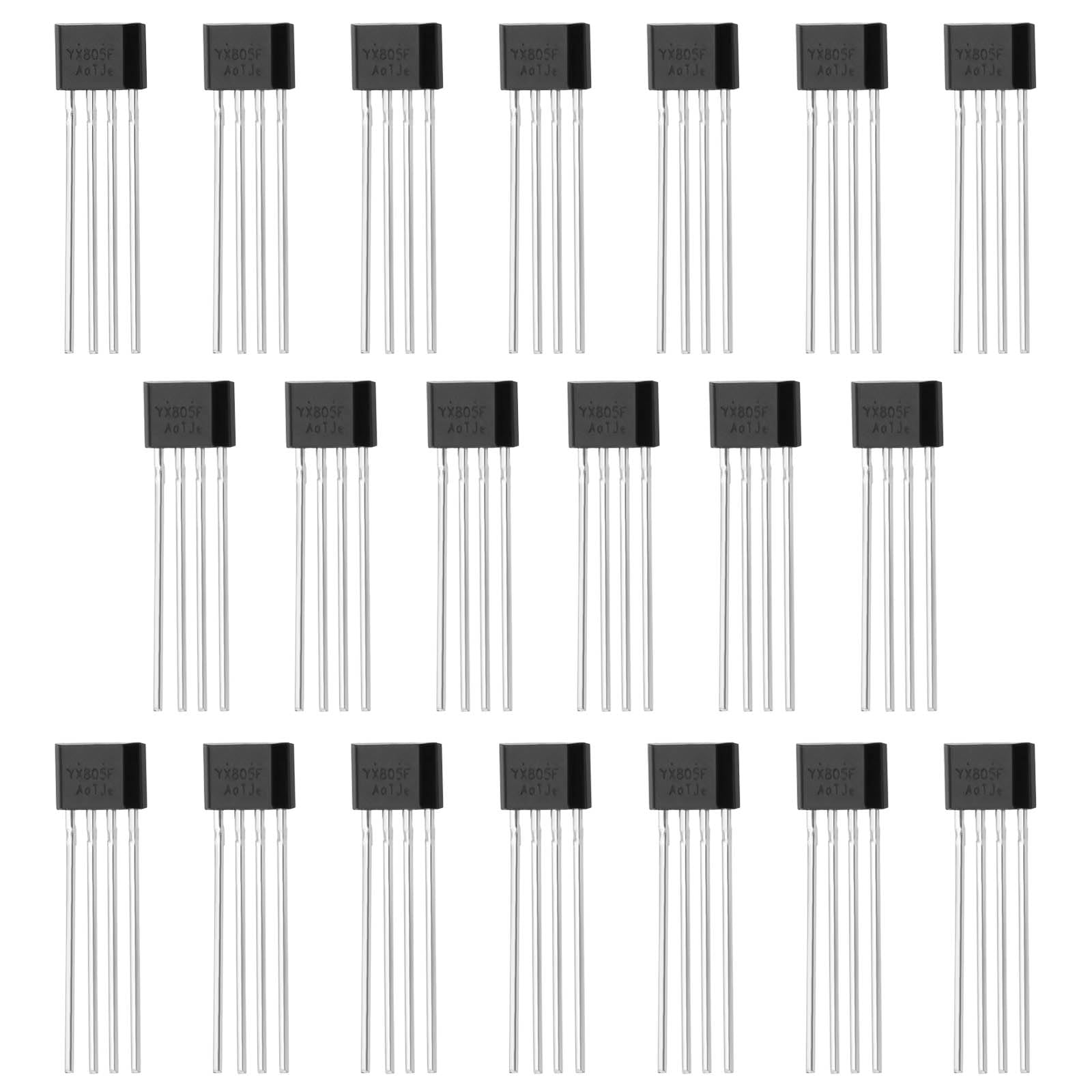 20 x LED IC Solar Power Treiber Ladecontroller YX805F YX805A geeignet für 1,2 V wiederaufladbare batteriebetriebene Solar-Rasenleuchten