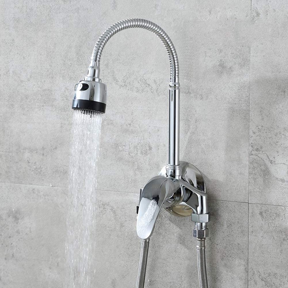 G1/2 "filettatura maschio nichelatura miscelatore acqua calda e fredda bagno doccia miscelatore valvola