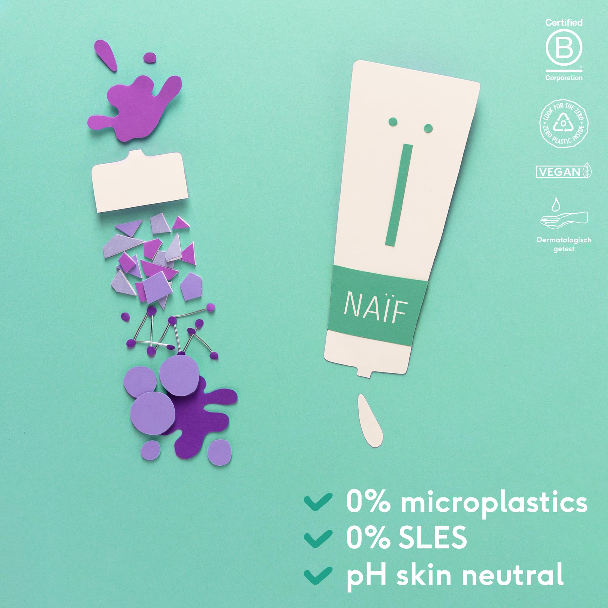 Naïf - Spray protector solar mineral - Bebé y niño - 0% perfume - FPS 50 - Spray sin octocrileno - Protección UVA y UVB - Resistente al agua - Dermatológicamente probado - Sin microplásticos - 100 ml