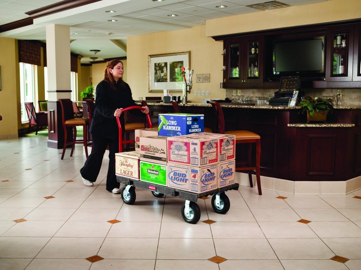 Rubbermaid Commercial Heavy-Duty Platform Truck, 2,000 lbs. Capacity, FG446600BLA : Everything Else