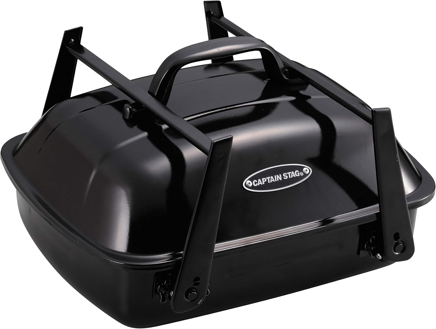 Captain Stagg (CAPTAIN STAG) BBQ Stove Grill Oven Bonfire Table BBQ Smoke Oven Grill Mini lid with Black UG-61