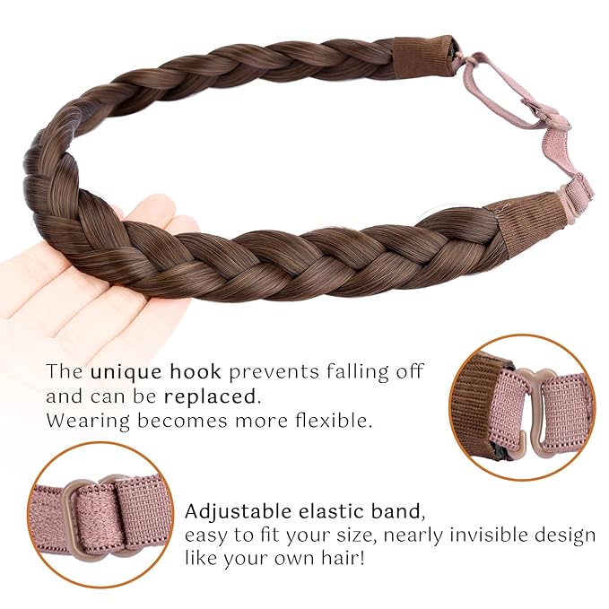 Winter Hair Braid Headband | Chunky Plaited Braid