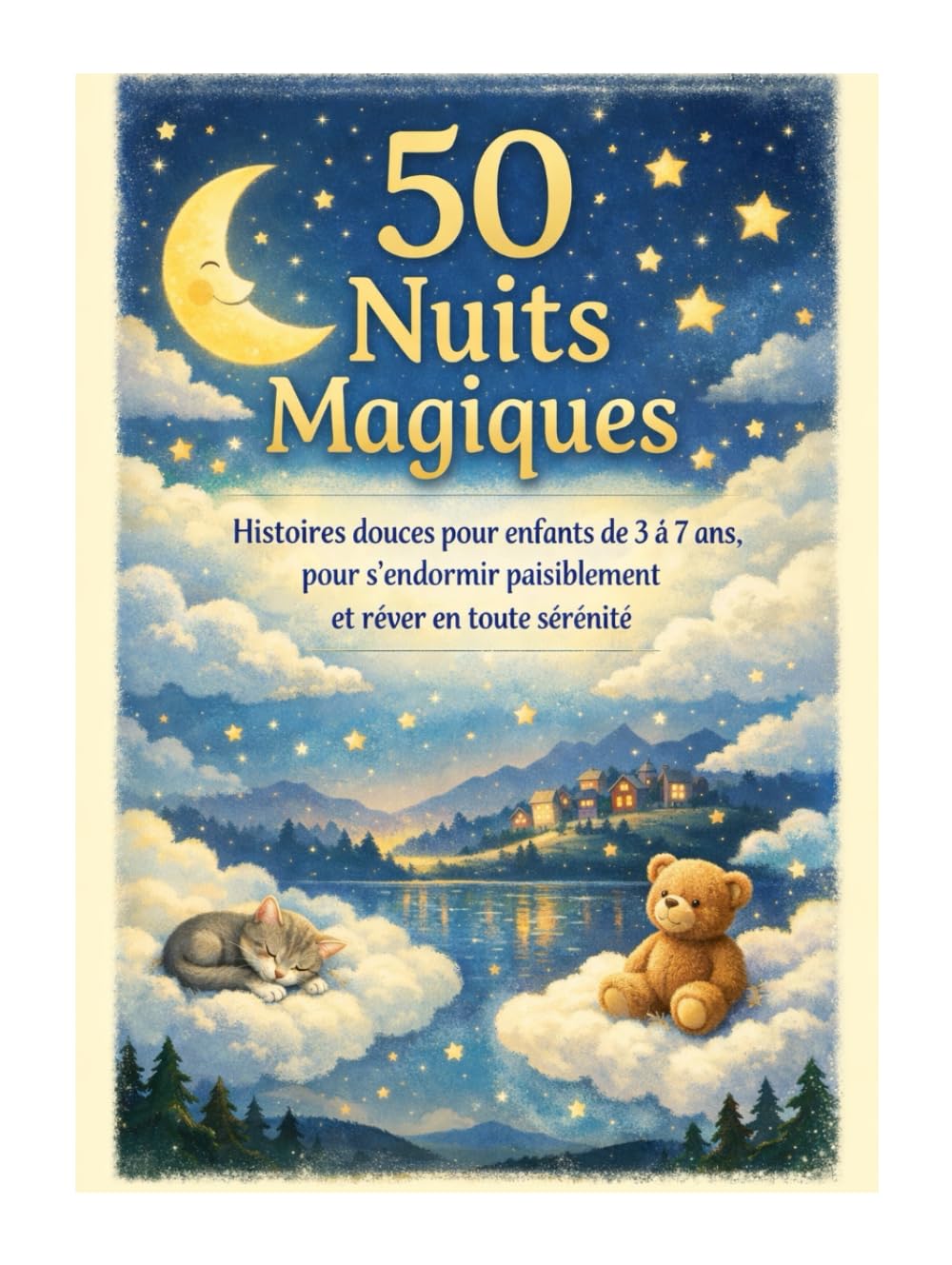 50 Nuits Magiques: Histoires Douces pour enfants de 3 à 7 ans, pour s'endormir paisiblement et réver en toute sérénité