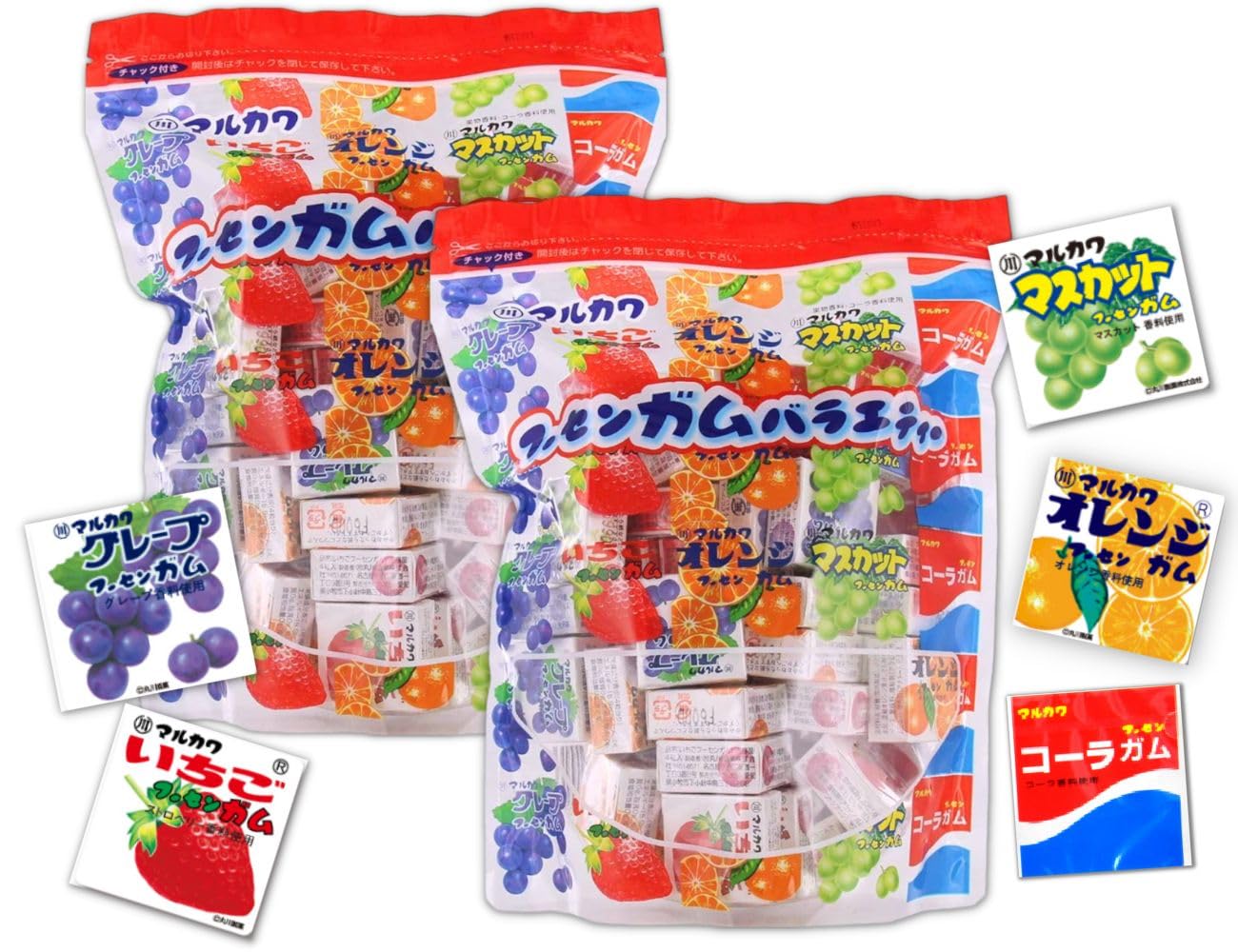 Amazon | 丸川製菓 マルカワ フーセンガムバラエティ 5種類 100個入り