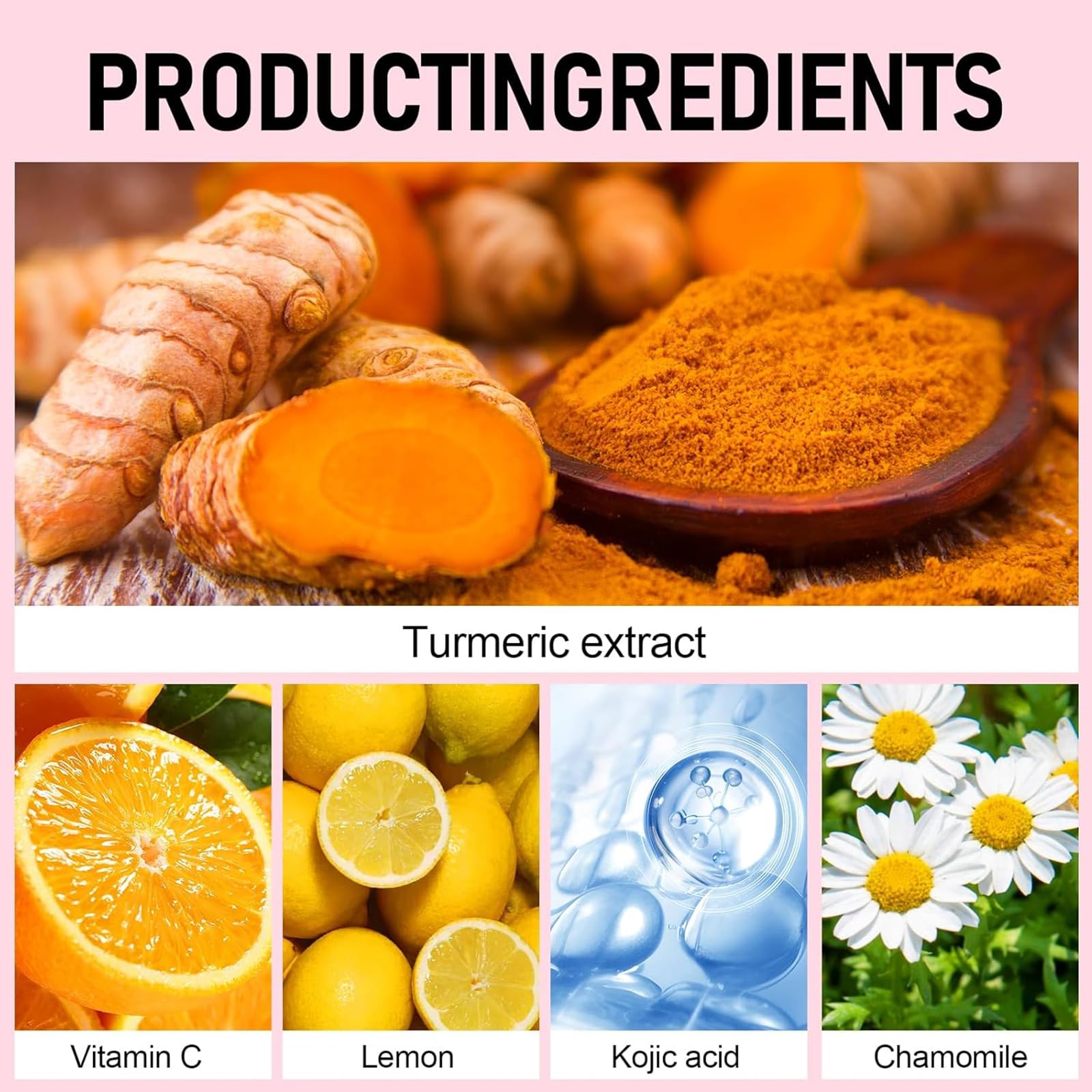 50 PCS Kojic Acid and Turmeric Cleansing Pads, Turmeric Kojic Acid Cleansing Pads for Exfoliating Natural Ingredients, All Skin Types - Image 4
