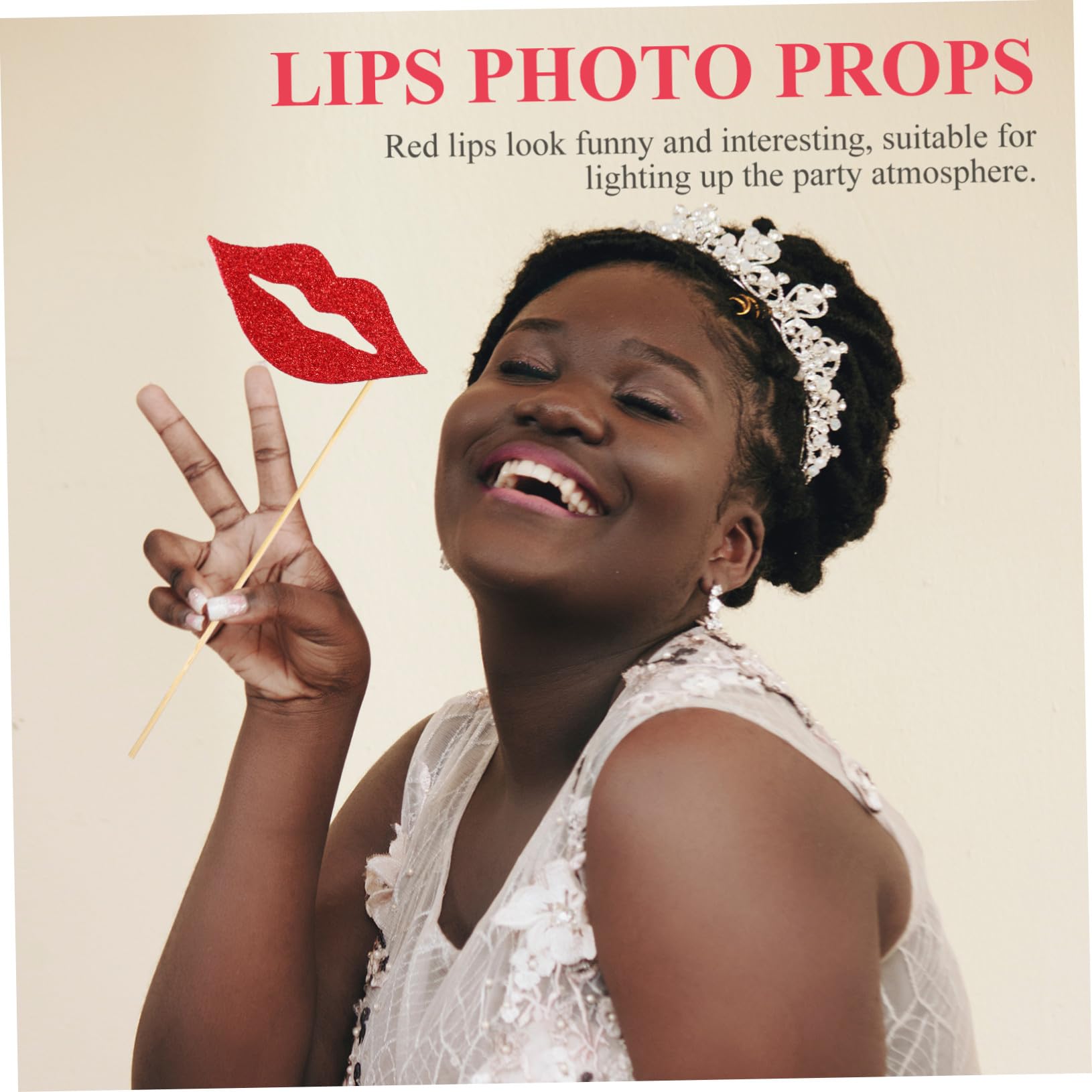 GALPADA 3 Sätze Teiliges Rote Und Pinke Lippen Fotorequisiten Mit Stiel Wiederverwendbare Party Photo Props Für Hochzeitsfeiern Geburtstage Fotokabinen Und Selfie Themen 40 Stück * 3
