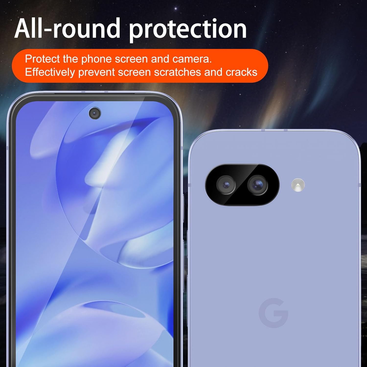 Easy Install Screen Protector for Google Pixel 9a, Auto