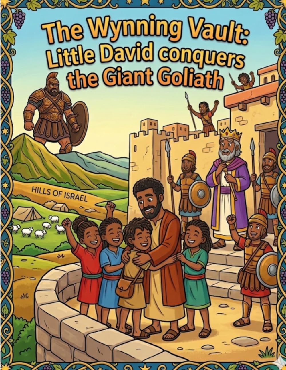 The Wynning Vault: Little David Conquers the Giant Goliath (The Wynning Vault: Coloring Books)