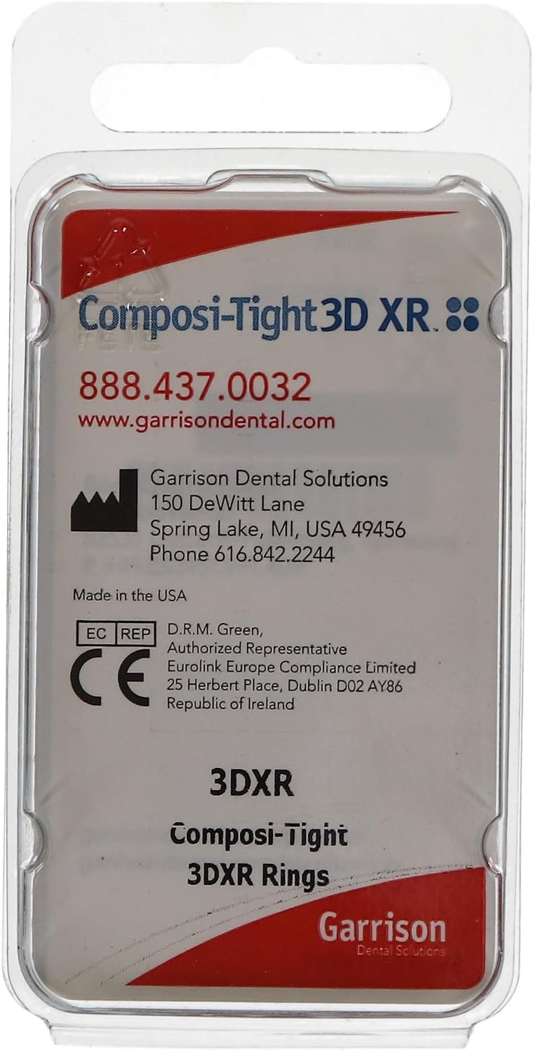 Garrison 3DXR Composi-Tight 3D Soft Face Matrix System Rings V-Shape 2/Pk