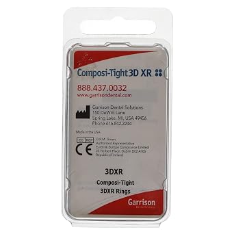 Garrison 3DXR Composi-Tight 3D Soft Face Matrix System Rings V-Shape 2/Pk