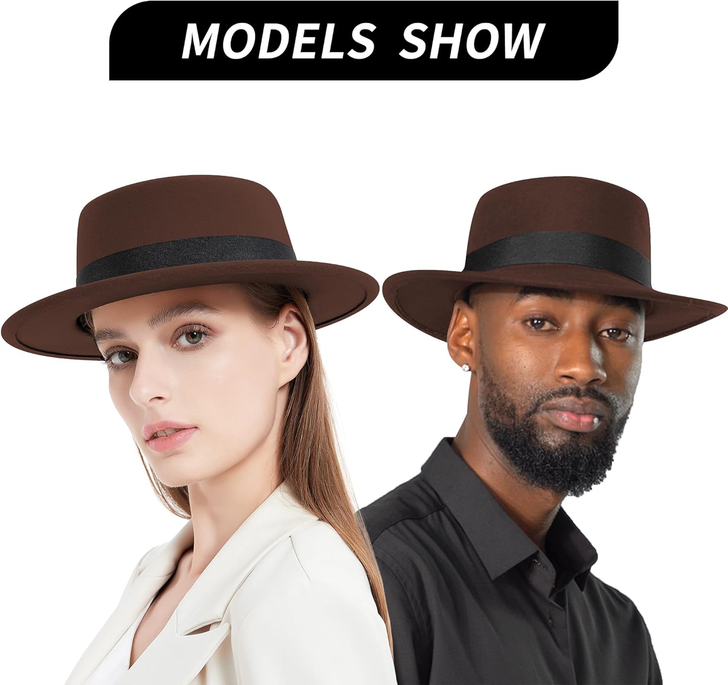 Fedora Hats for Men & Women - Pork Pie, Flat Top, Boater & Wide Brim Styles - Image 6