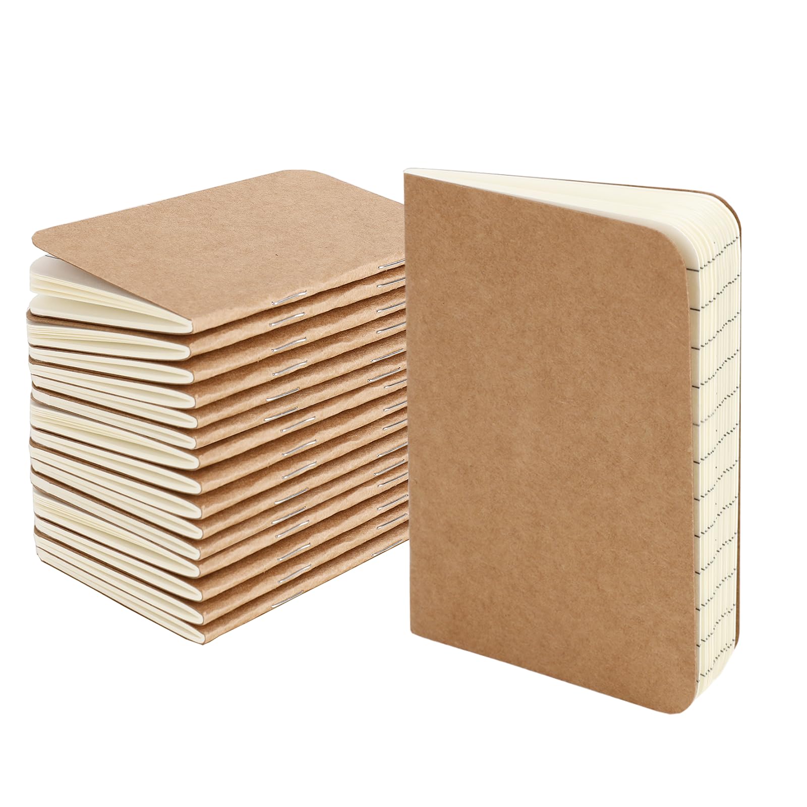 15Pcs Small Pocket Notebooks, 2.5 X 4 Inch Pocket Size Notebook Small Mini Tiny Notebooks, Passport Size Mini Composition Notebooks Pocket Sized