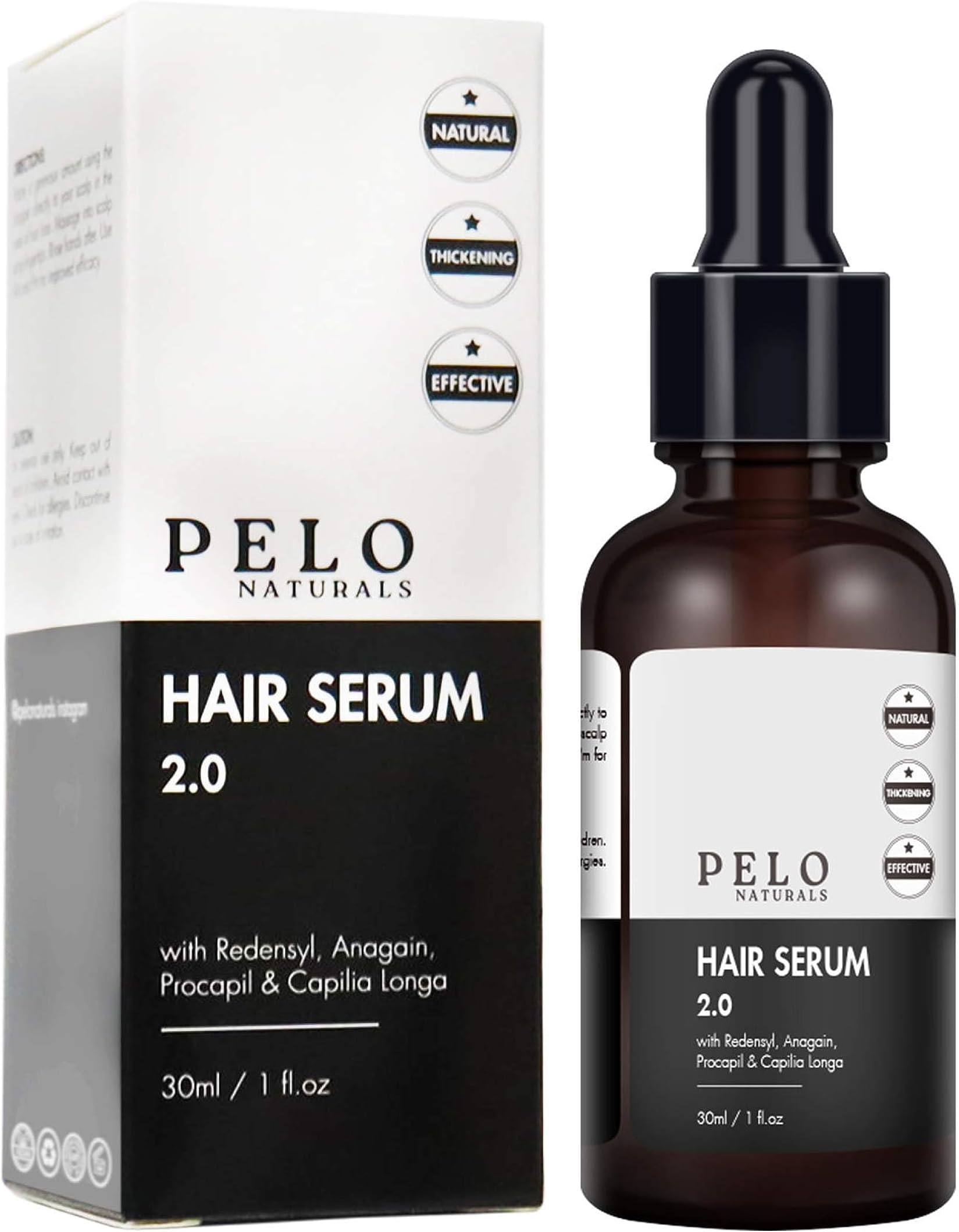 Multi-Peptide Hair Serum For Hair Density & Fall Control With Redensyl, Anagain, Procapil, Biotin, Scalp Serum For Both Men and Women (Pack of 1)