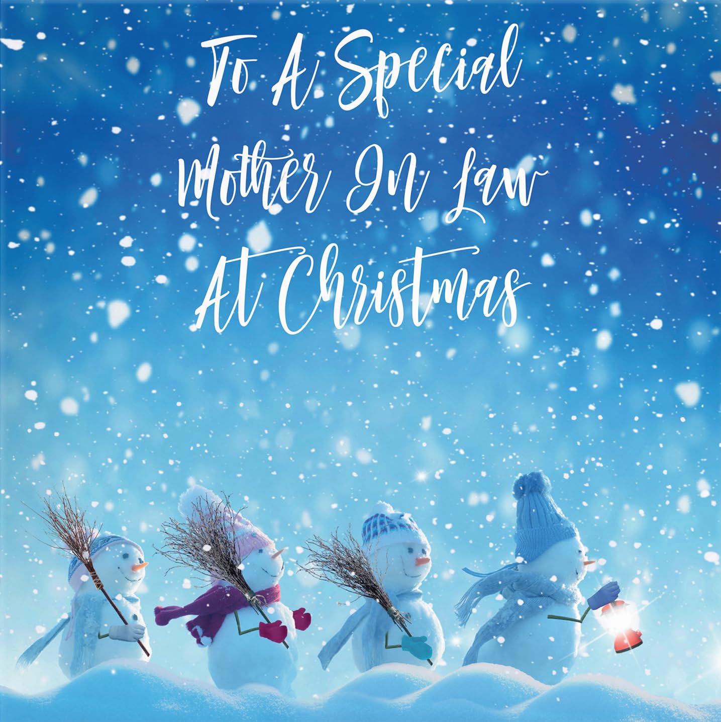 Hunts England - Mother In Law Christmas Card - To A Special Mother In Law At Christmas - Snow People Collection - Fun Card - Image 2