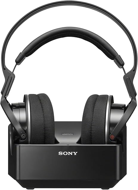Sony MDRRF855RK, Black Closed Wireless Radio Headphones