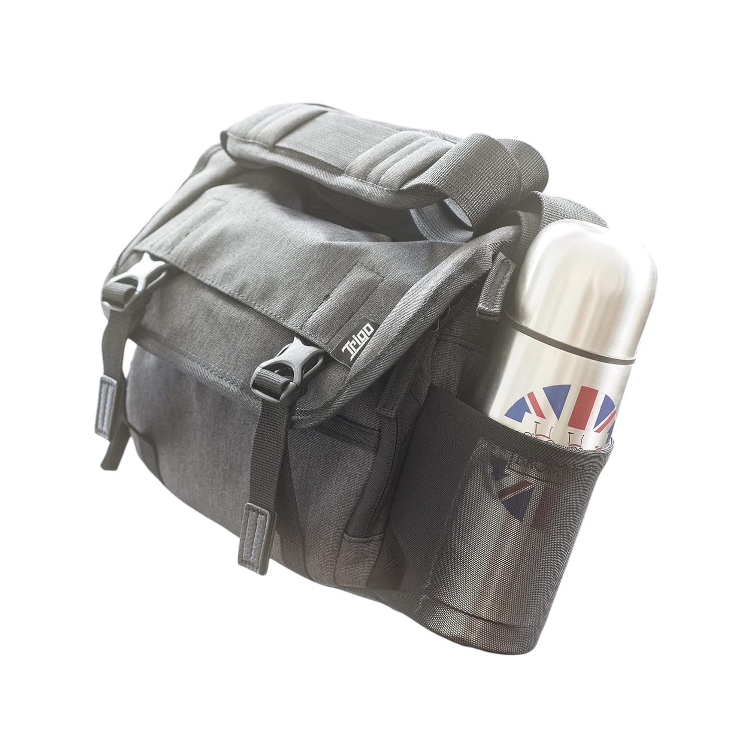 Trigo Front Luggage for Brompton Camera/Battery (Ortlieb O Bag Alternative) in Black (Bag ONLY (no Front Block))