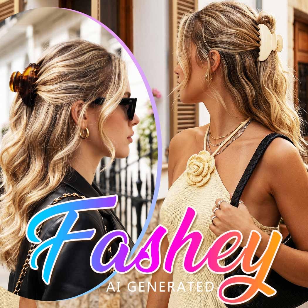 Fashey Claw Clips Medium Hair Clips Cute Hair Claw Clip Hair Accessories for Women