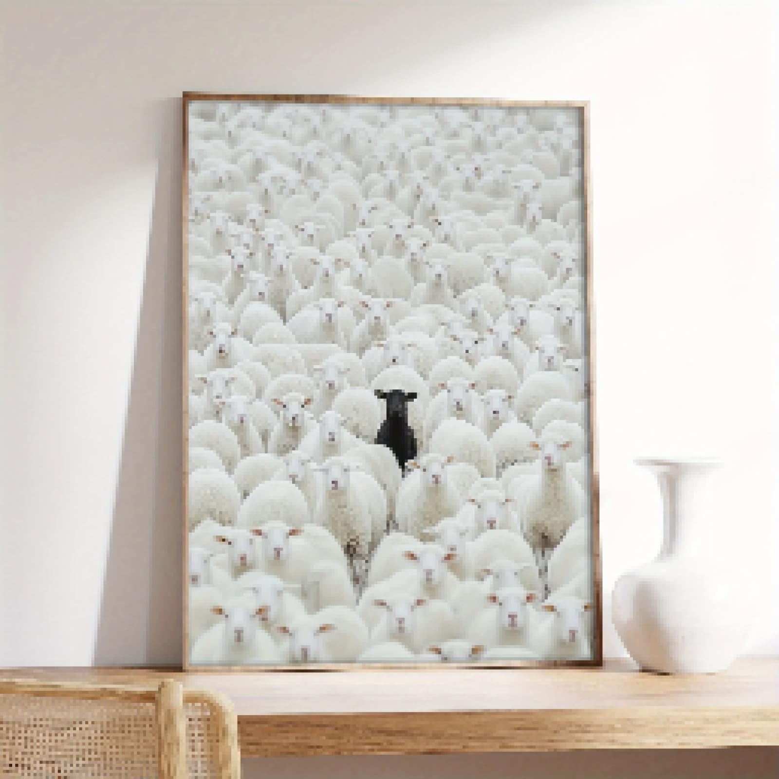 Stampa Su Tela Pecora – Live Like Someone Left The Gate Open – 28x38 Cm