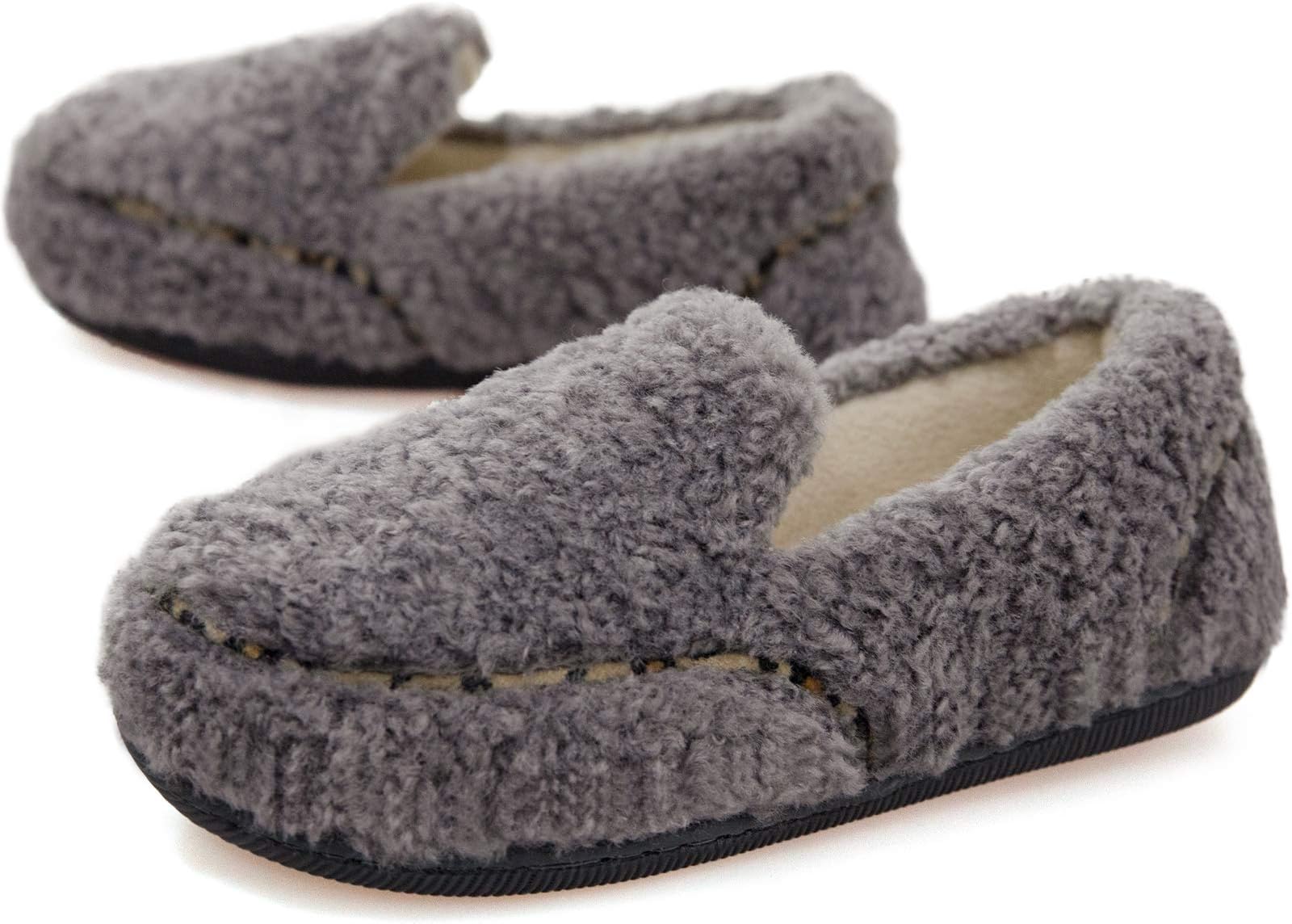 ZizorWomen's Furry Faux Fur Slippers with Cozy Memory Foam, Ladies Indoor or Outdoor House Shoes