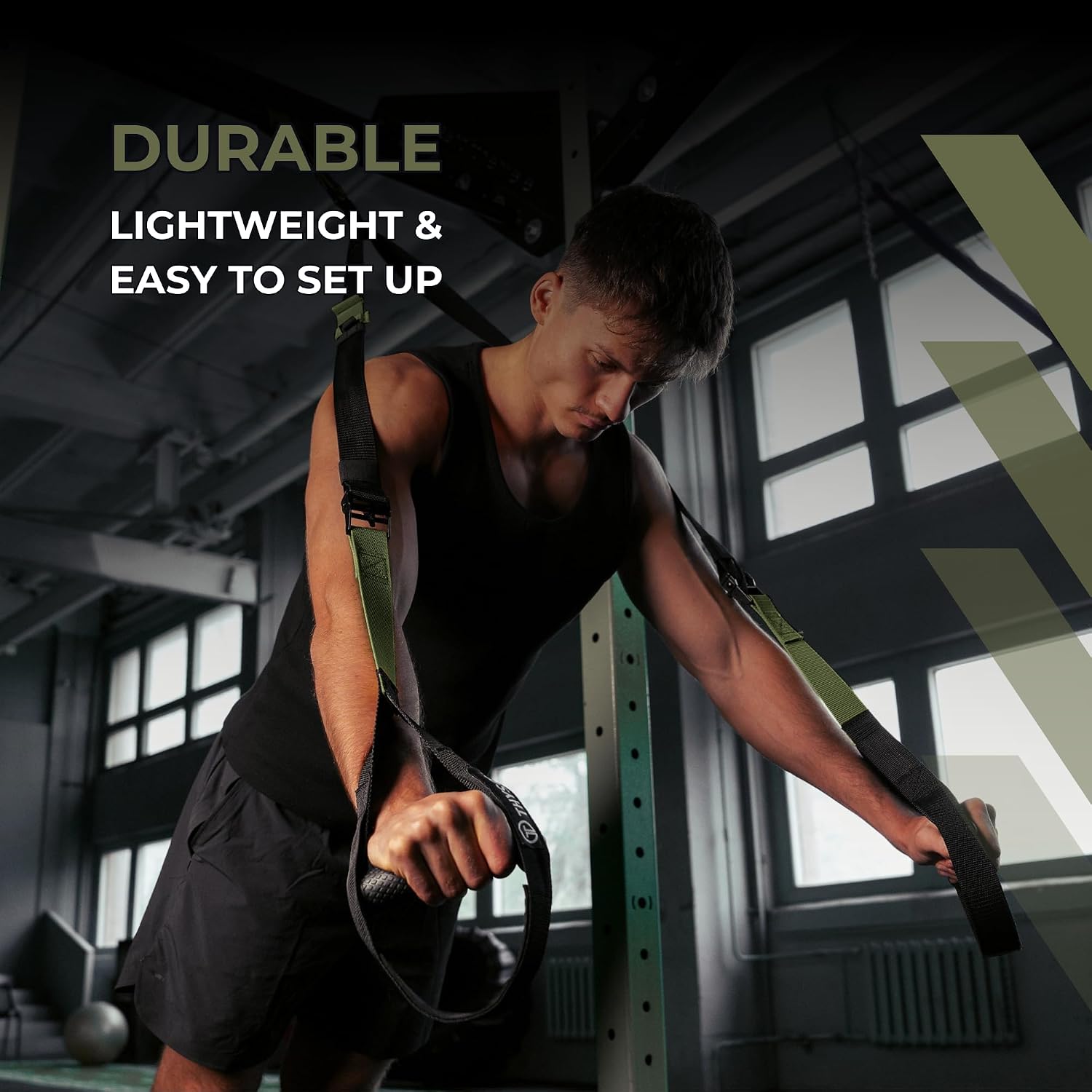 THYSOL Suspension Resistance Trainer PRO Suspension Straps with Door Anchor image 3