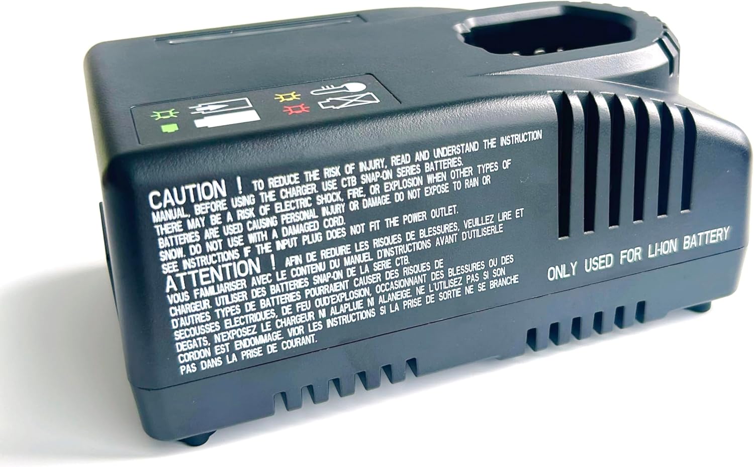 Charger for Snap-On Tools Battery CTC772 CTC772A CTB8172 CTB8174 CTB8172 CTB8172G CTB7172 CTB7172G CTB81720 CT761 CTPP761 CTR761 CTRS761 for SNAP ON Battery Charger （Only Charger, no Battery）