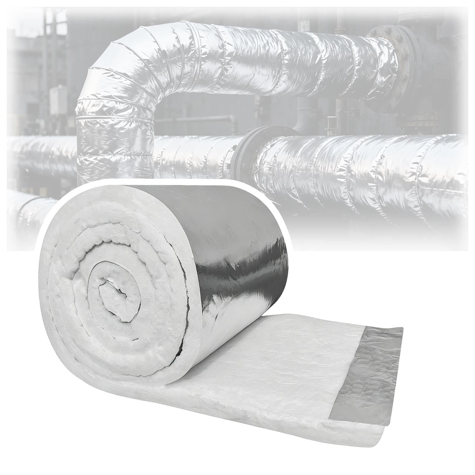 Keramikfaser-Matte Mit Aluminiumfolie (einseitig)