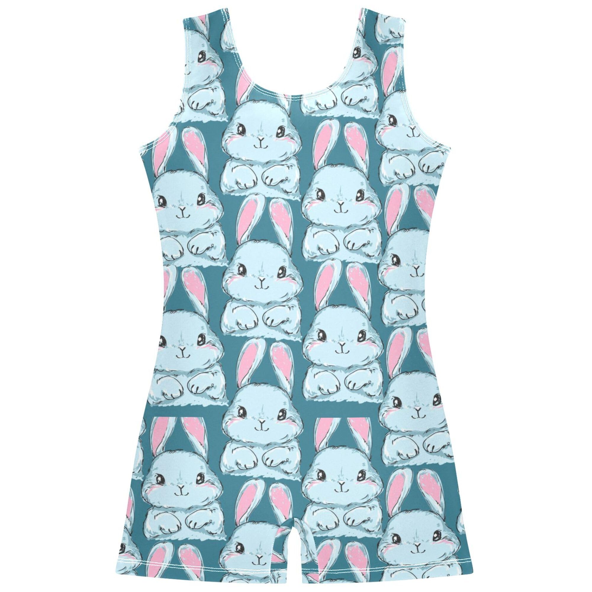 Fisyme Gymnastics Leotards for Girls Toddlers Kids Tumbling Outfit Dance Unitard Biketards with Shorts