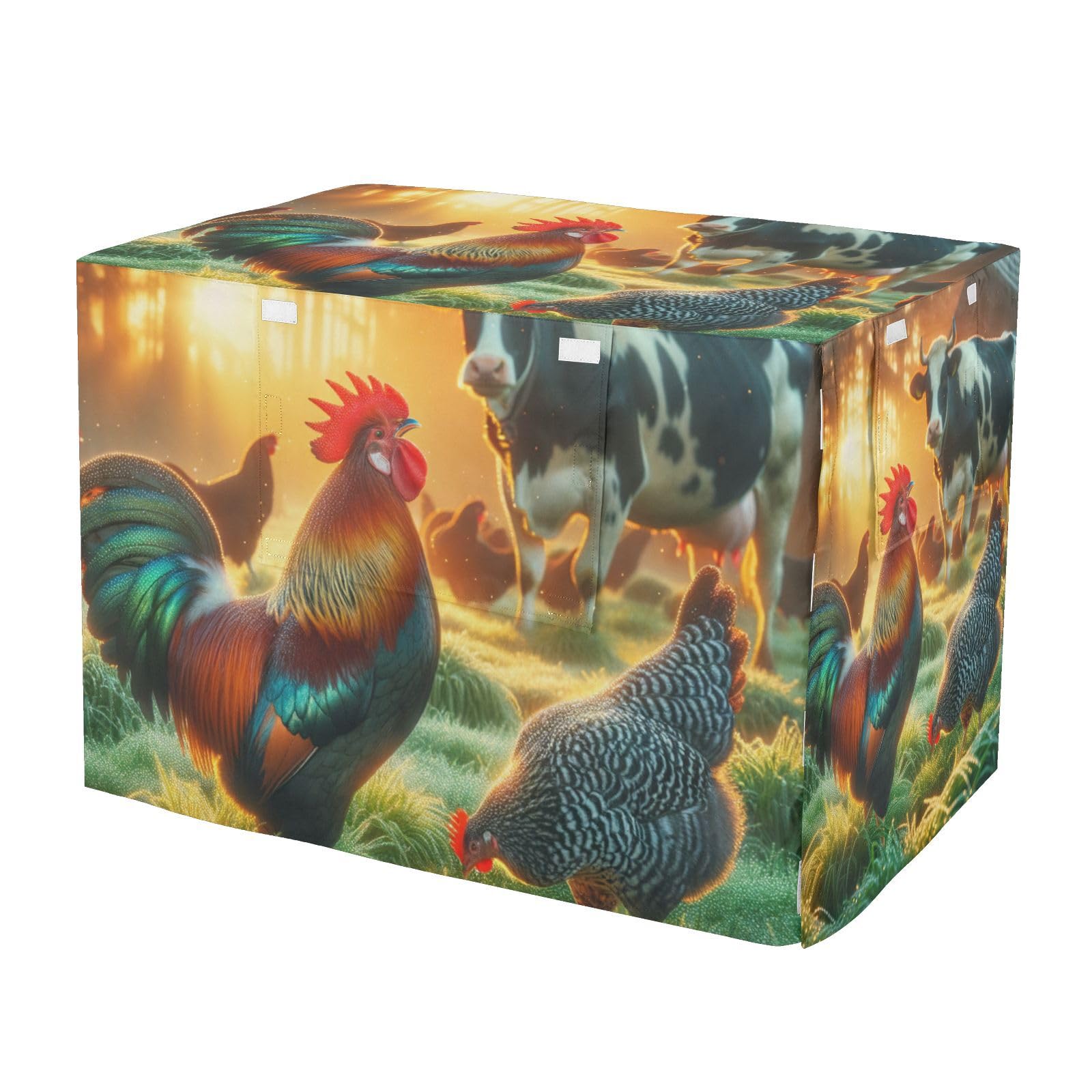 Housse de cage à coq grand modèle toile de protection poulailler imperméable anti-UV