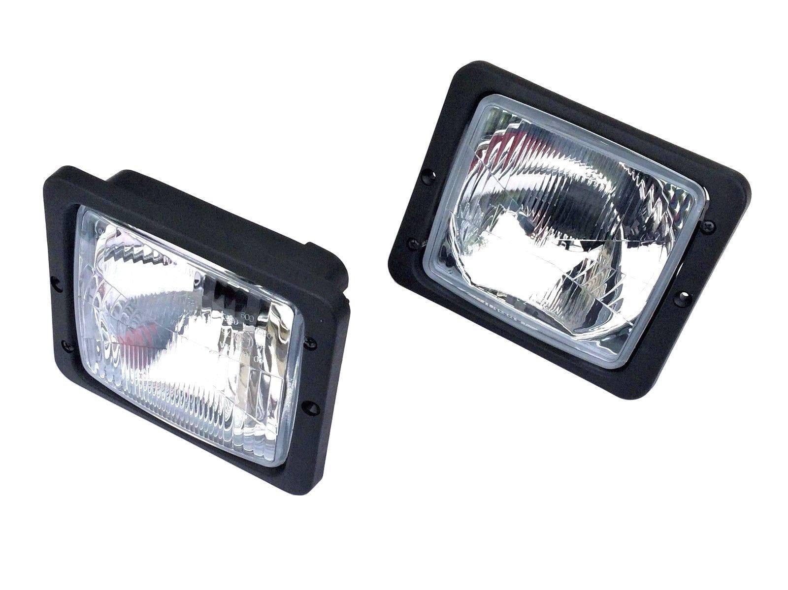 2x Scheinwerfer Fernlicht Abblendlicht H4 172x142 Traktor Zetor Atlas