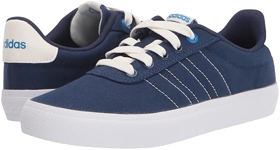 Amazon.com | adidas VULCRAID3R Skate Shoe, Dark Blue/Cloud