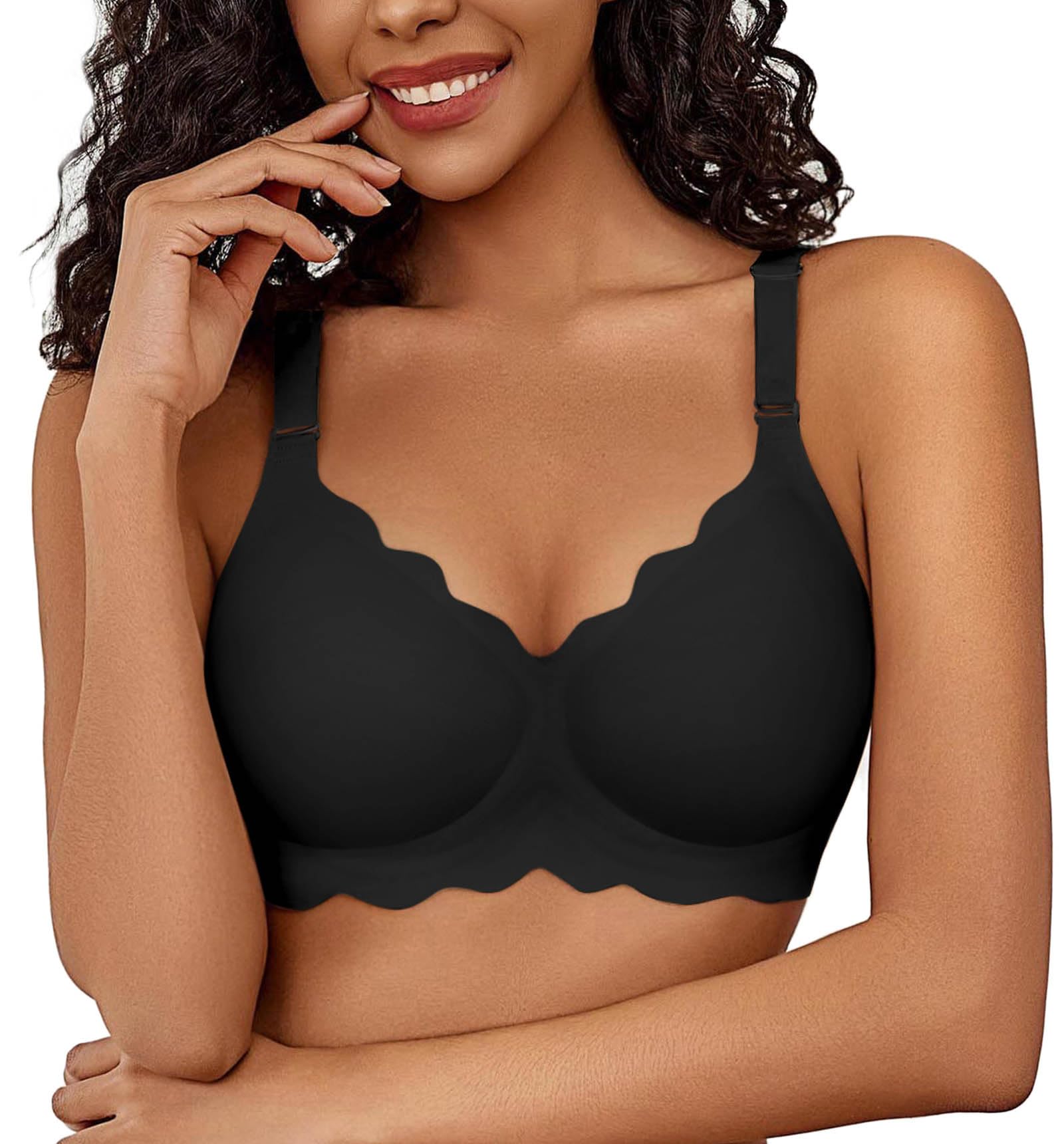 Avidlove Wireless Bras for Women Comfort Seamless Bra Smooth Bralette Everyday Sleep Jelly Bras Regular and Plus