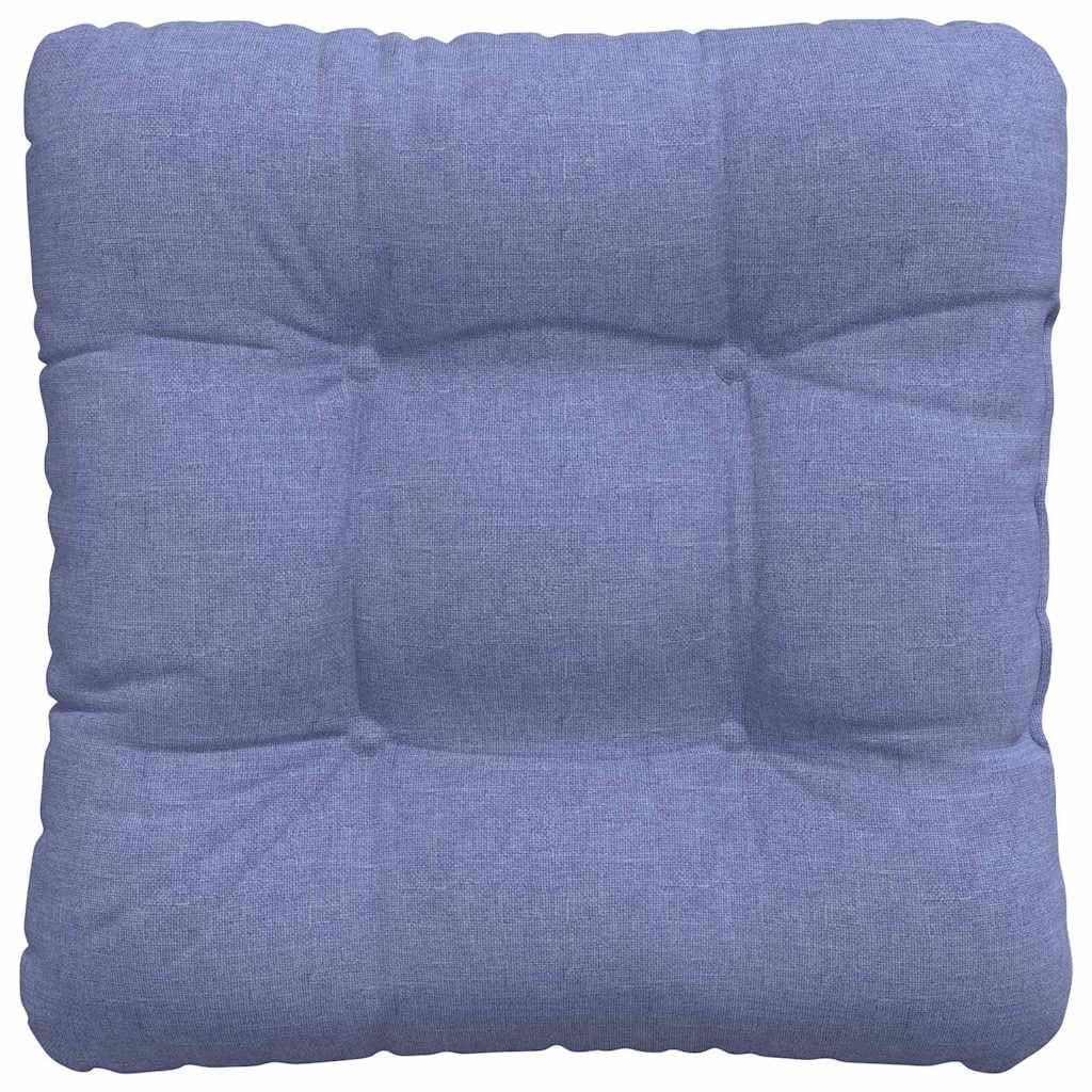 Cuscino per sedia, 4 pezzi, blu jeans, 40 x 40 x 12 cm, in tessuto morbido, imbottito, per divano, sedia, panca, con rivestimento interno sfoderabile, durevole e confortevole, per soggiorno