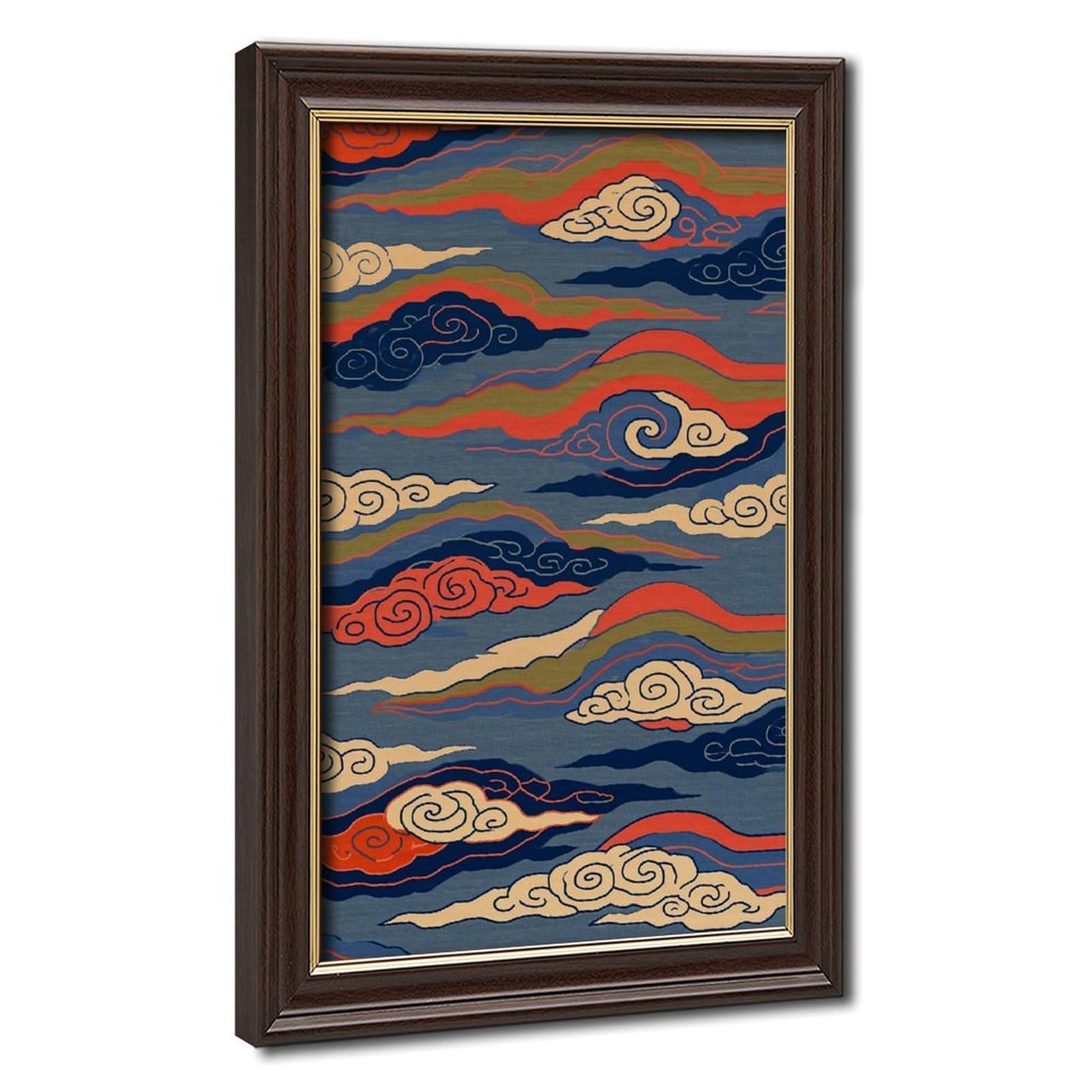 Traditional Chinese Auspicious Cloud Pattern Poster(2) Canvas Poster