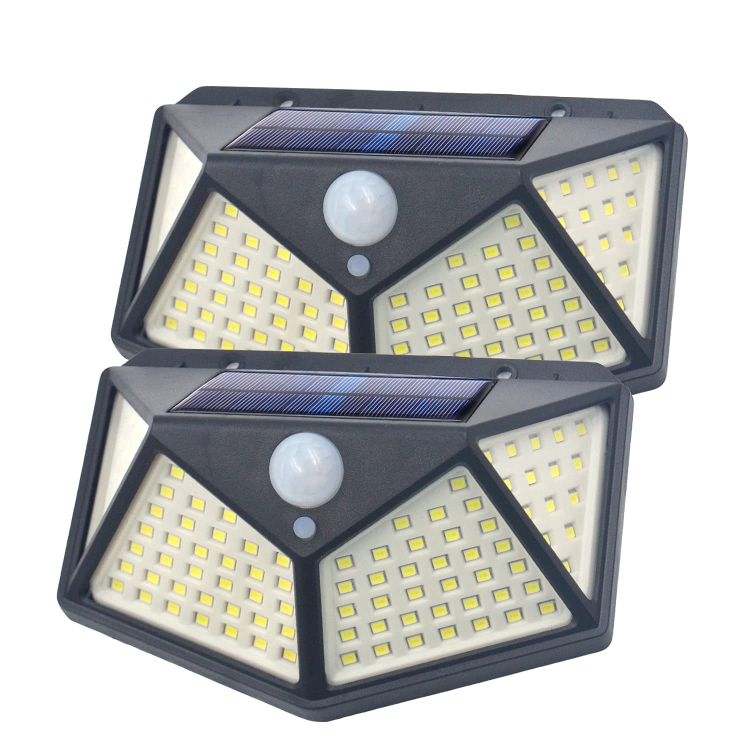 SaiRuhi 100-LED Motion Sensor Outdoor Light IP65 Waterproof Wireless Led Solar Outdoor Lights Bright for Backyard Garden Front Door Garage Deck Pathway Porch (2 pic Solar Light) (B0C72NC2Y5) Amazon Price History, Amazon Price Tracker