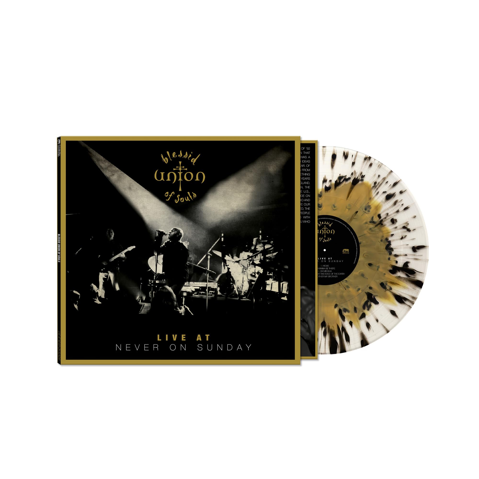 BLESSID UNION OF SOULS - Live At Never On Sunday - BLACK CLEAR & GOLD VINYL LP