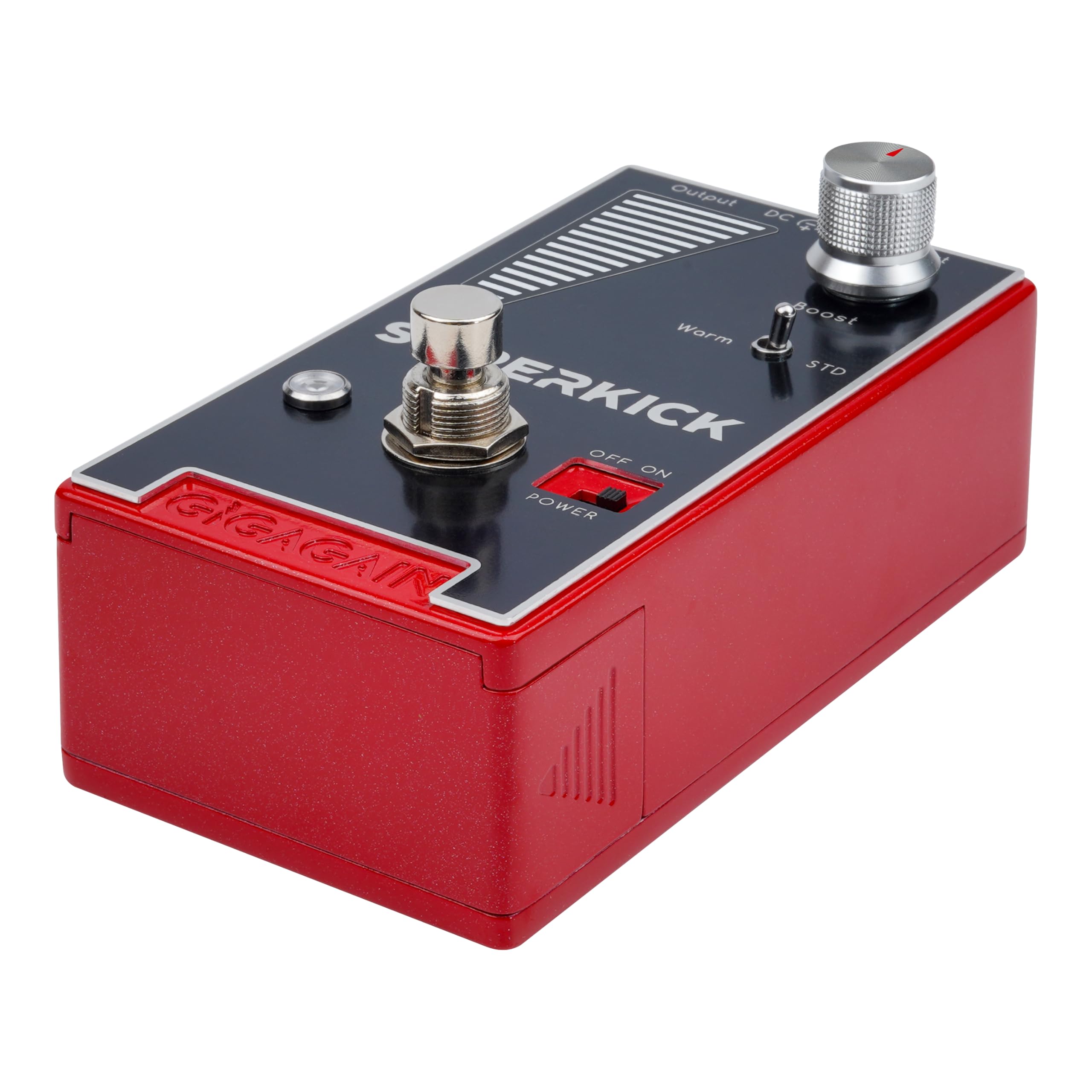 GP01 Superkick Booster gitarowy – Clean Boost & Overdrive, przezroczysty dźwięk, dynamiczna reakcja, True Bypass, kompaktowy metalowy do gitary elektrycznej