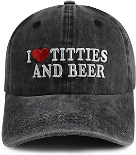 Trucker Hats for Men Women, Funny Gag Gifts Joke, Classic Adjustable Mesh Baseball Cap Snapback Hat Black