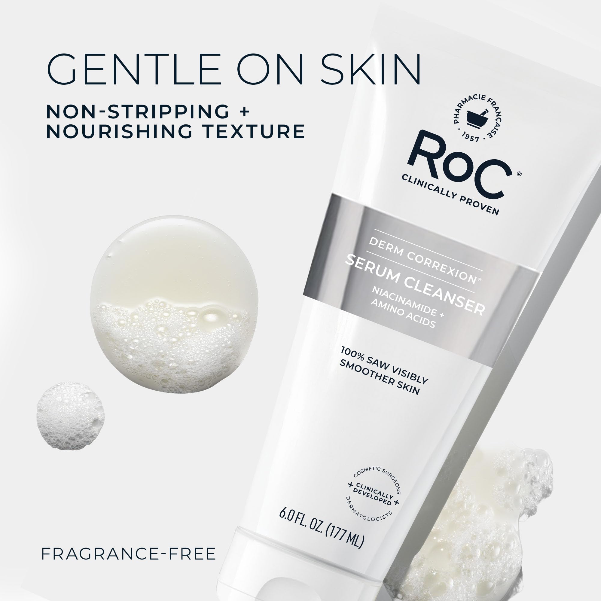 RoC Derm Correxion Serum Cleanser - Anti-Aging Face Wash -7